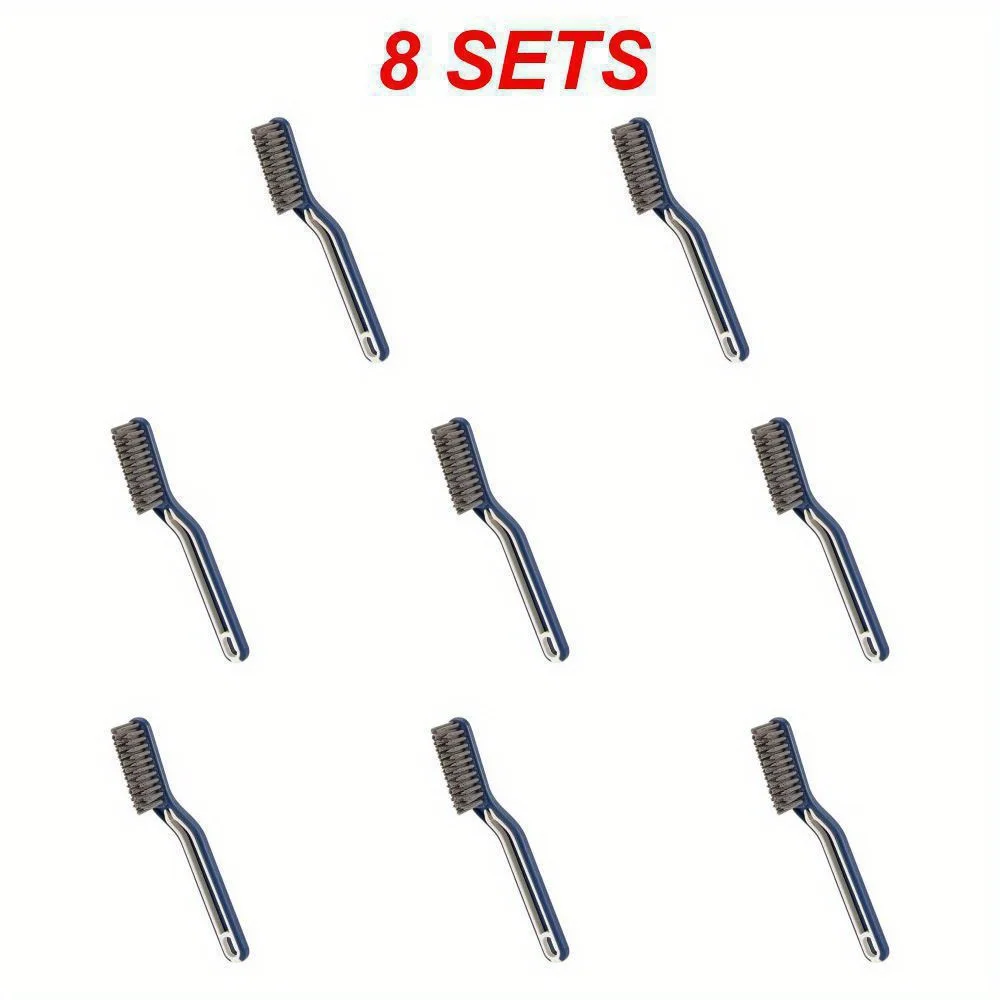 

8 Pack Hard Bristle Crevice Cleaning Brush - Multifunctional Gap Cleaning Brush, Cleaning Tools for Household Use, , Kitchen, Ba