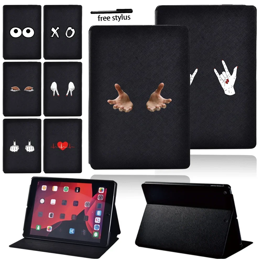 

Tablet Case for Pad 8th 7th Gen 10.2 Inch/IPad Air 3 10.5"/Pro 10.5"/IPad 2021 9th Gen 10.2" Trifold Stand Case Lightweight