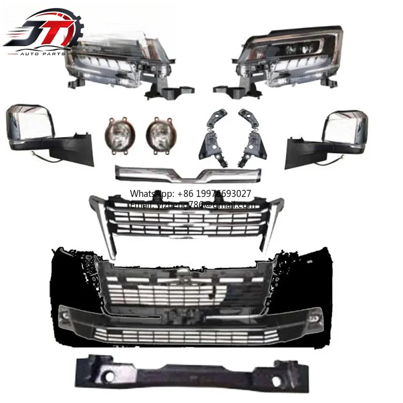 New style Body Kit High Quality Bumper for Toyota 2020 commuter Deluxe Super Granace Premium Facelifts Majesty Bodykit