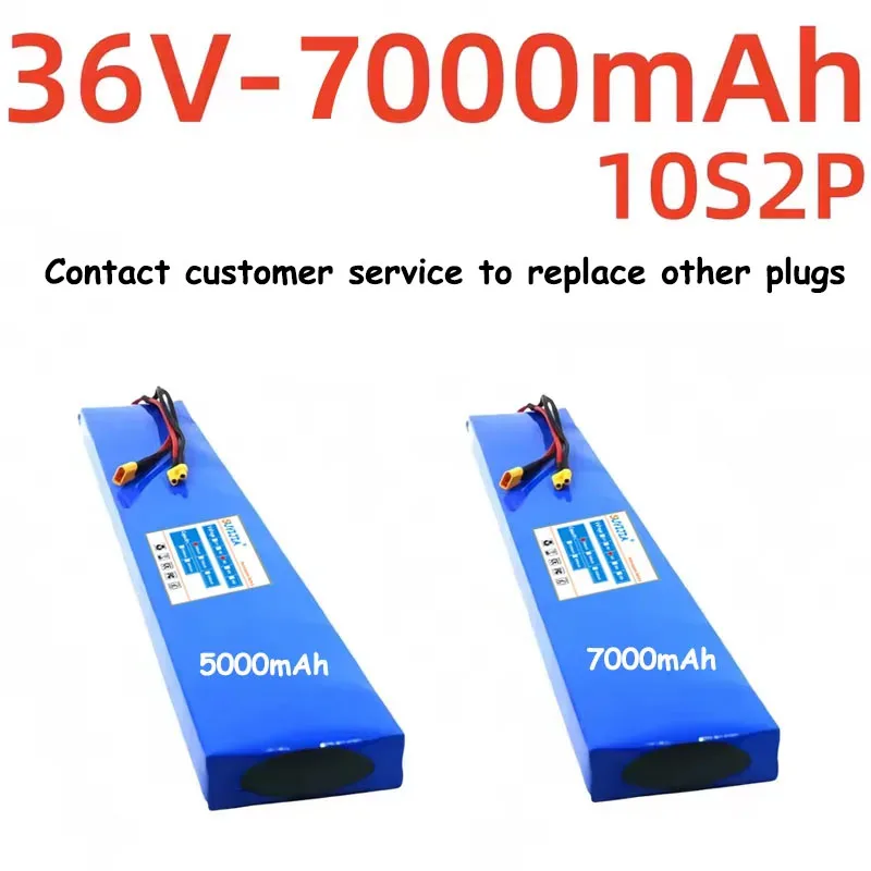 36V 5Ah 7Ah 10S2P 250W 450W 42V 18650 Batterie Au Lithium Intégrée 15A BMS Batterie D'Extension Pour Scooter Électrique M365 Pro