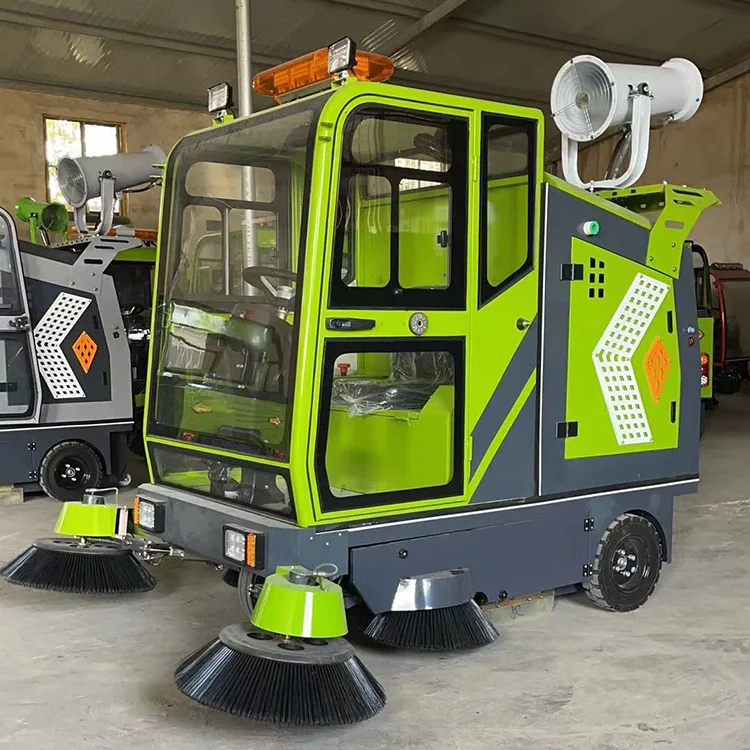 Electric driving sweeper school scenic spot sweeper dust garbage