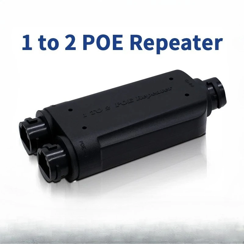 

2-портовый водонепроницаемый POE-ретранслятор IP66 10/100 Мбит/с, удлинитель PoE 1-в-2 с IEEE802.3af/at 48В для наружного использования, для POE-коммутаторов и камер