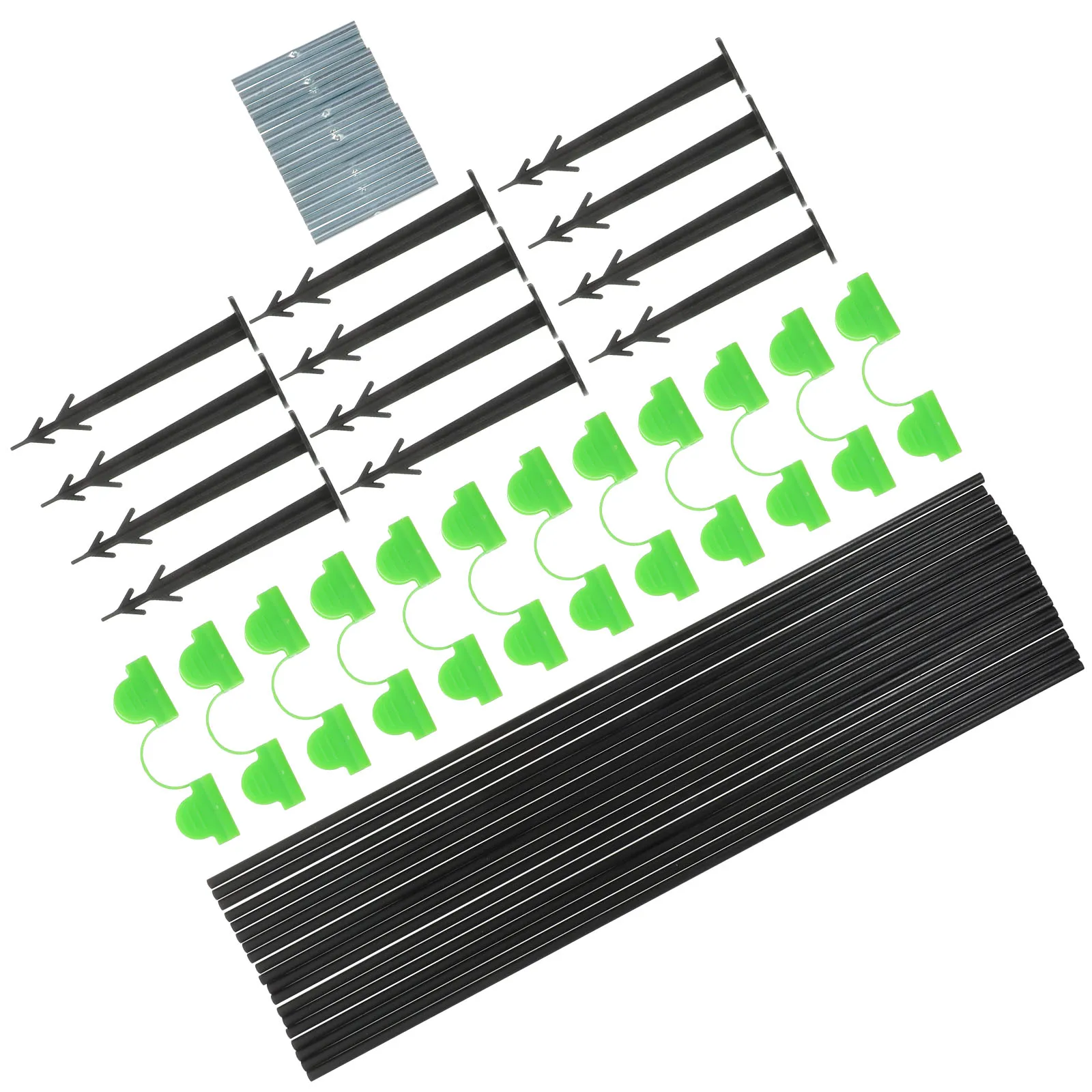 1Set Insect Netting Kit Heavy Duty Garden Hoops for Frost Protection Uv Resistant Plant Cover Support Tunnel for Vegetables