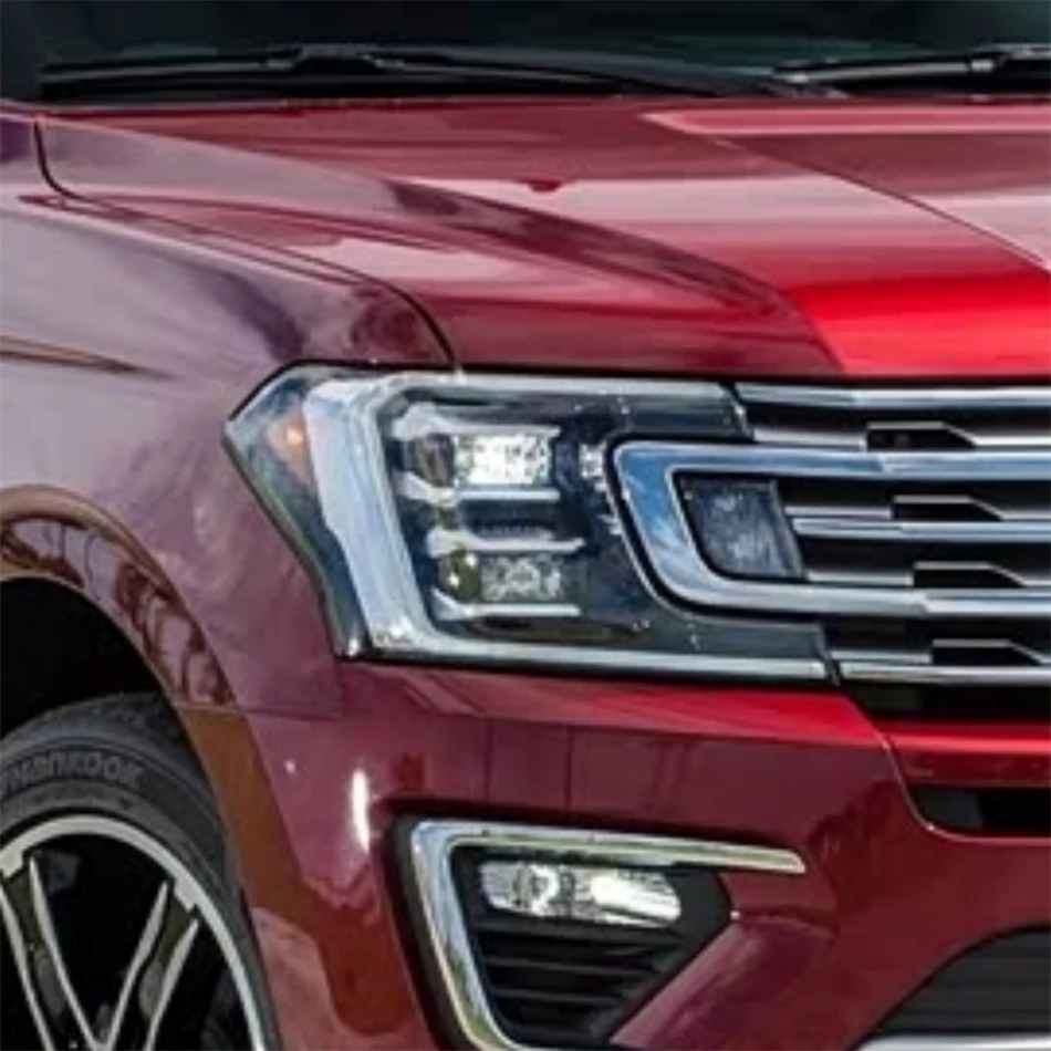 For Ford Expedition 2018 2019 2020 Car Gadgets Lampshade Caps Headlamp Shell Car Front Headlight Lens Cover Lights Shell