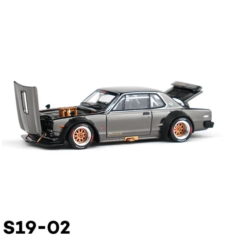 Xcartoys 1:64 Sky-line GT-R V8 Dr-ift S19-02 Electroplate Black Alloy Simulation Model Car