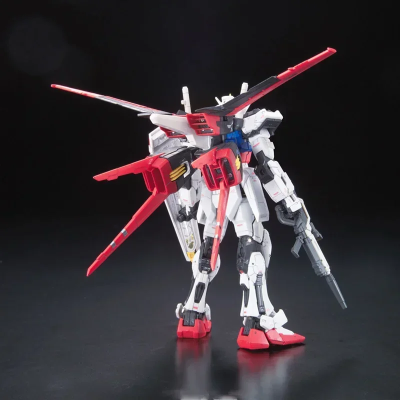 Original Bandai Anime AILE STRIKE GUNDAM RG 1/144 GAT-X105 Assembly Model Toys Action Figure Collectible Ornaments Gift In Stock