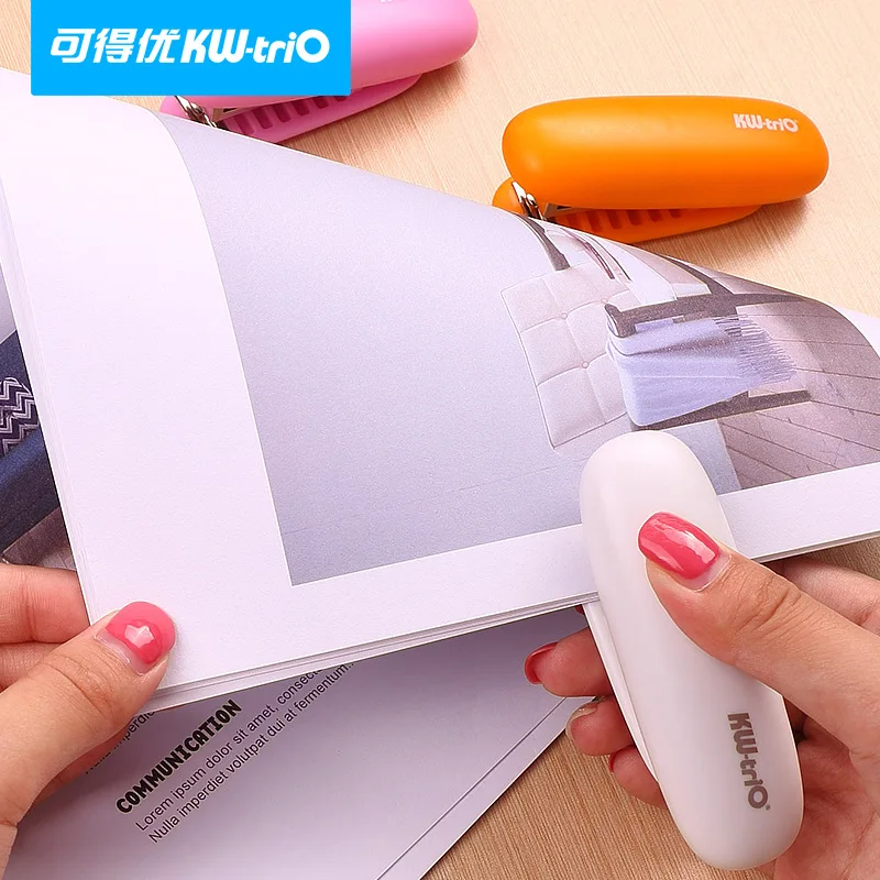 KW-triO Universal Stapler  Miniature Small Stapler Office Portable Stapler