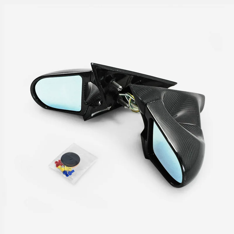 SAAR Compatible with Toyota Supra Carbon Fiber Modified Parts Electric Rearview Mirror Ganador Style Left and Right Reversing Mi