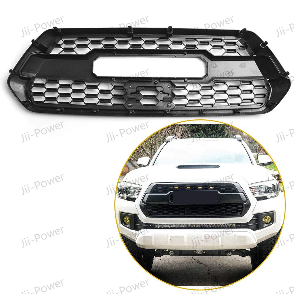 

JP16 Custom 2016 -2021 Pickup Truck Auto Accessories Parts Front Mesh Car Grille for Tacoma Car Grille