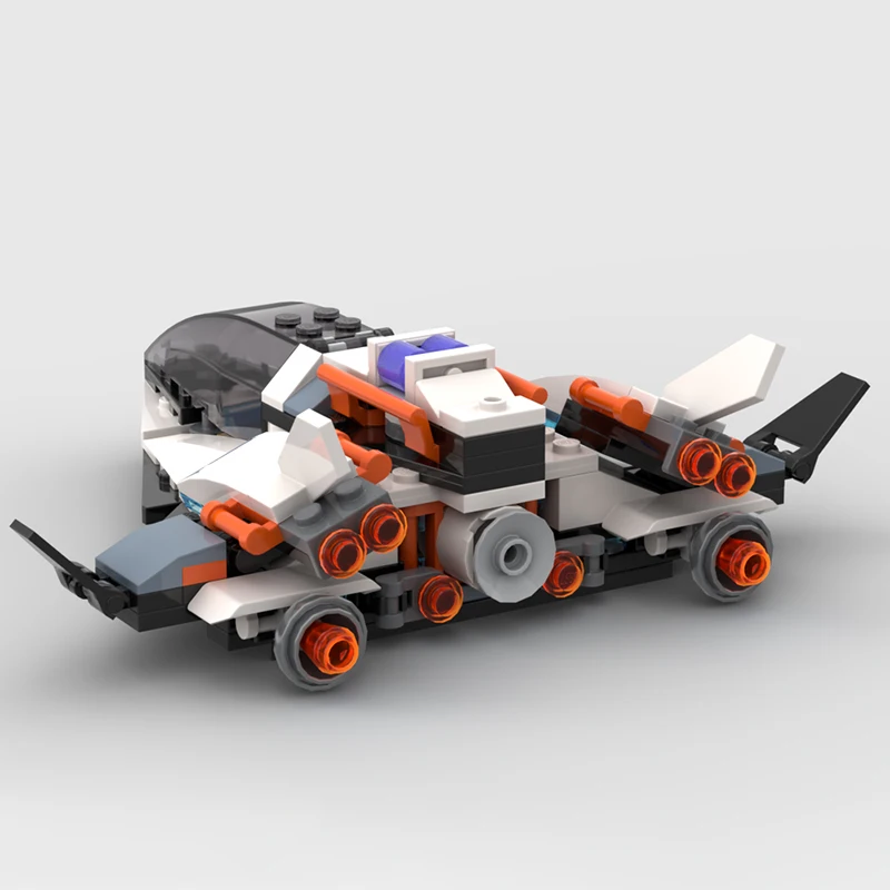 129pcs MOC Satellite Service Mission Mod Model Building blocks Construction idea DIY Kids Brick Education Christmas gifts toys