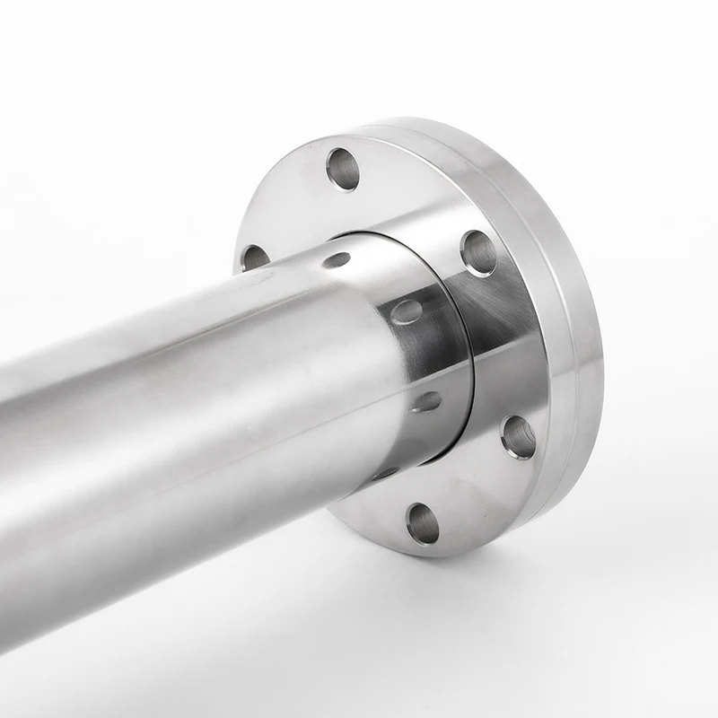 100-200mm Length CF16 CF25 CF35 CF50 Vacuum Straight Pipe 304 Stainless Steel Flange Quick Match Fixture Straight Pipe Fittings