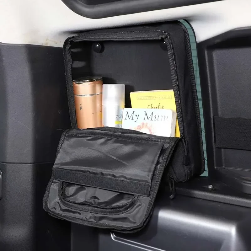 

Oxford Cloth Black Car Trunk Storage Box Bag Cargo Tools Tidying Package For Land Rover Defender 110 130 2020-24 Car Accessories