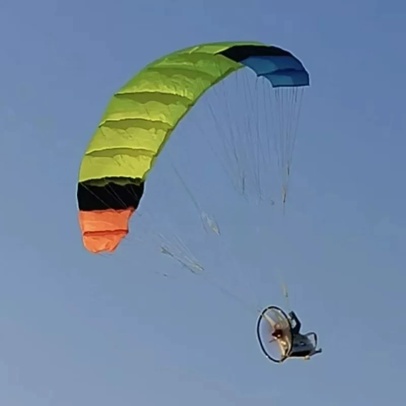 RC Powered Paraglider 128cm Wingspan Stunt Flying Toy Outdoor Hobby for Kids Adults LEAFLET-1.28