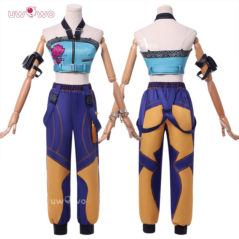 UWOWO Collab-serie: Kpop Huntrix Zoey ~ Hoe het klaar is ~ Prestatiepak Cosplaykostuum XS-3XL Halloween-kostuum