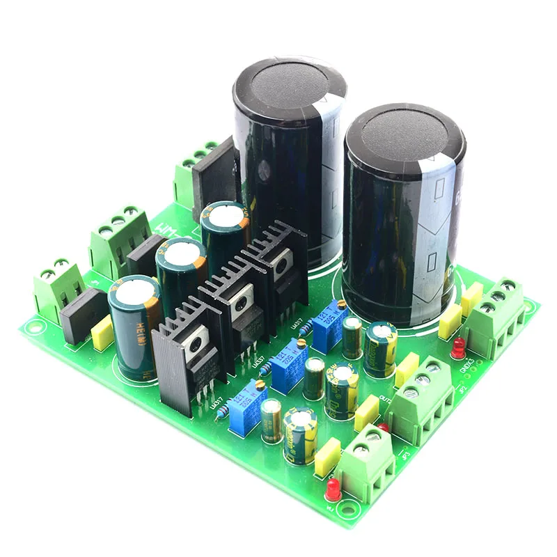 

KYYSLB Home Audio Amplifier Power Board LM317 LM337 Positive and Negative Rectifier Filter