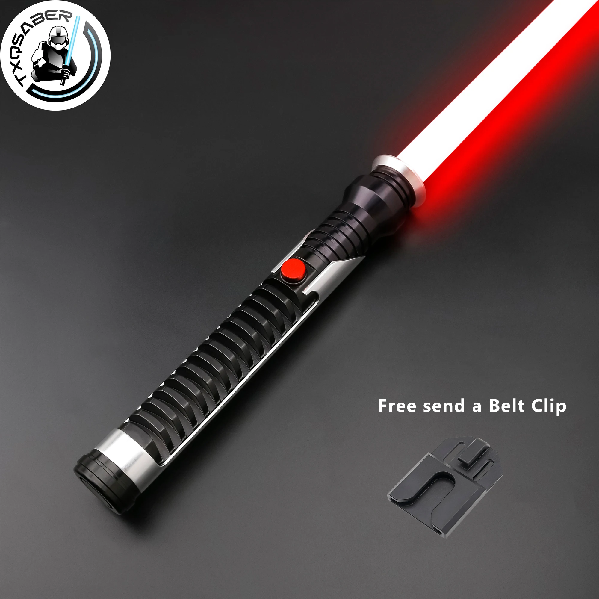 

TXQSABER Replica Qui-Gon Jinn Lightsaber Neo Pixel SRGB Laser Sword Metal Hilt Jedi Light Sword Smooth Swing FOC Lasersword Toys