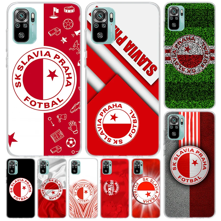 Sk Slavia Praha Czech Republic Cover For Xiaomi Redmi Note 13 12S 12 11 11S 10S 10 Pro Plus Phone Case 11E 11T 9 9S 8T 8 + Print