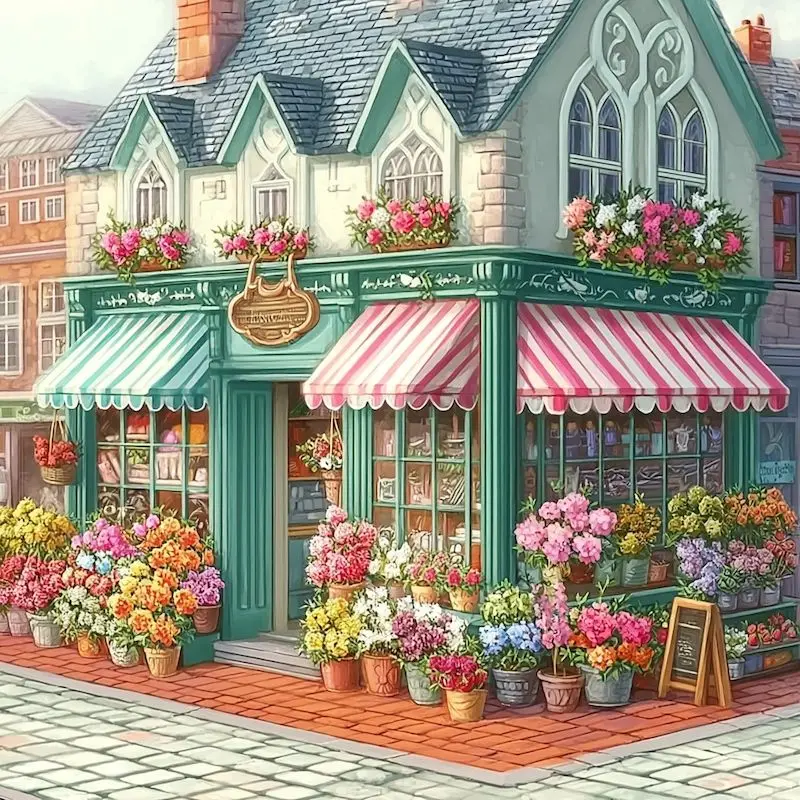 

GATYZTORY Frame Paint By Number For Adults Cartoon Picture Store Acrylic Painting By Numbers On Canvas Home Decor