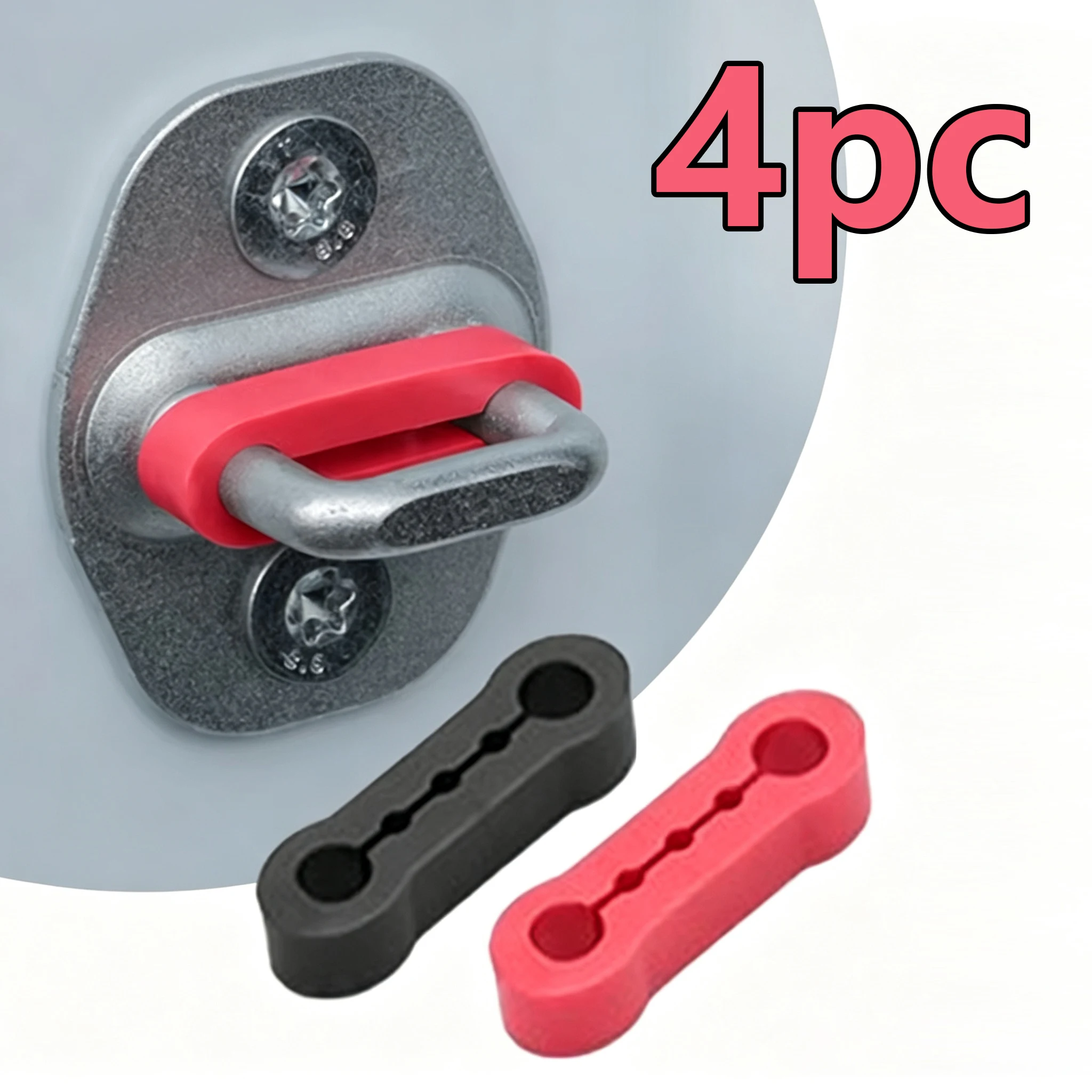 Car Door Shock Absorber Universal Car Door Buckle Soundproof Deadener Damper Cushion Anti-Vibration Buffer Pad