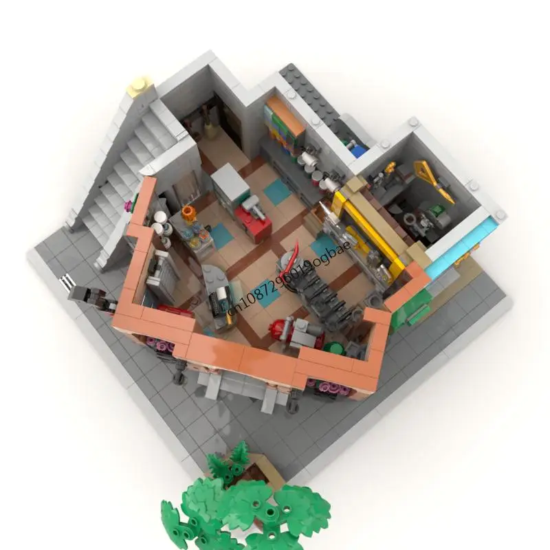 جديد 3814 قطعة مدينة الساخن عرض الشارع Moc وحدات الأجهزة مخزن نموذج اللبنات Diy بها بنفسك الأفكار الإبداعية الاطفال اللعب هدايا عيد الميلاد