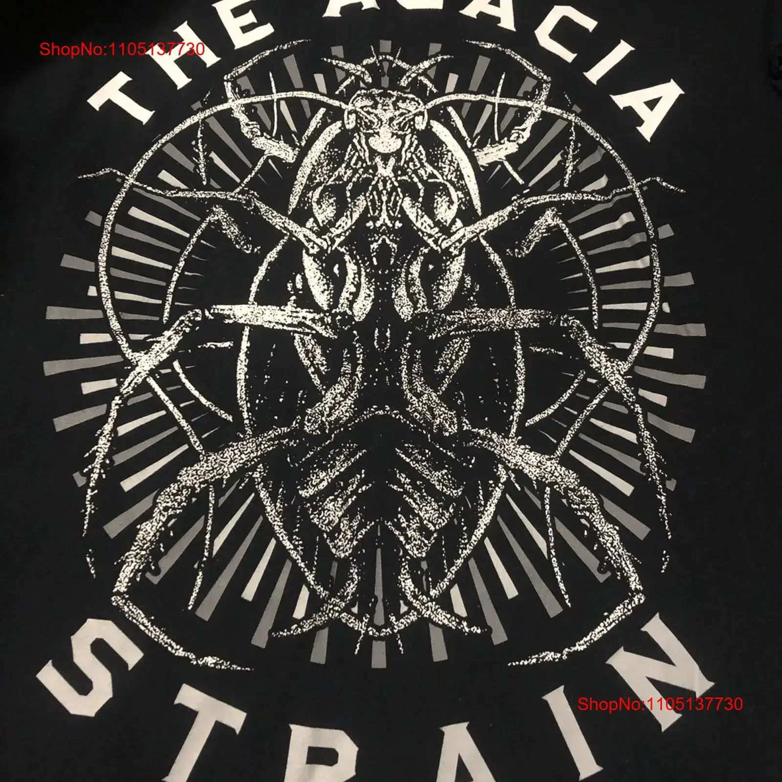 The Acacia Strain Cockroach T Shirt Men s L Black vintage Washed homme designer clothes Soft Breathable Unisex