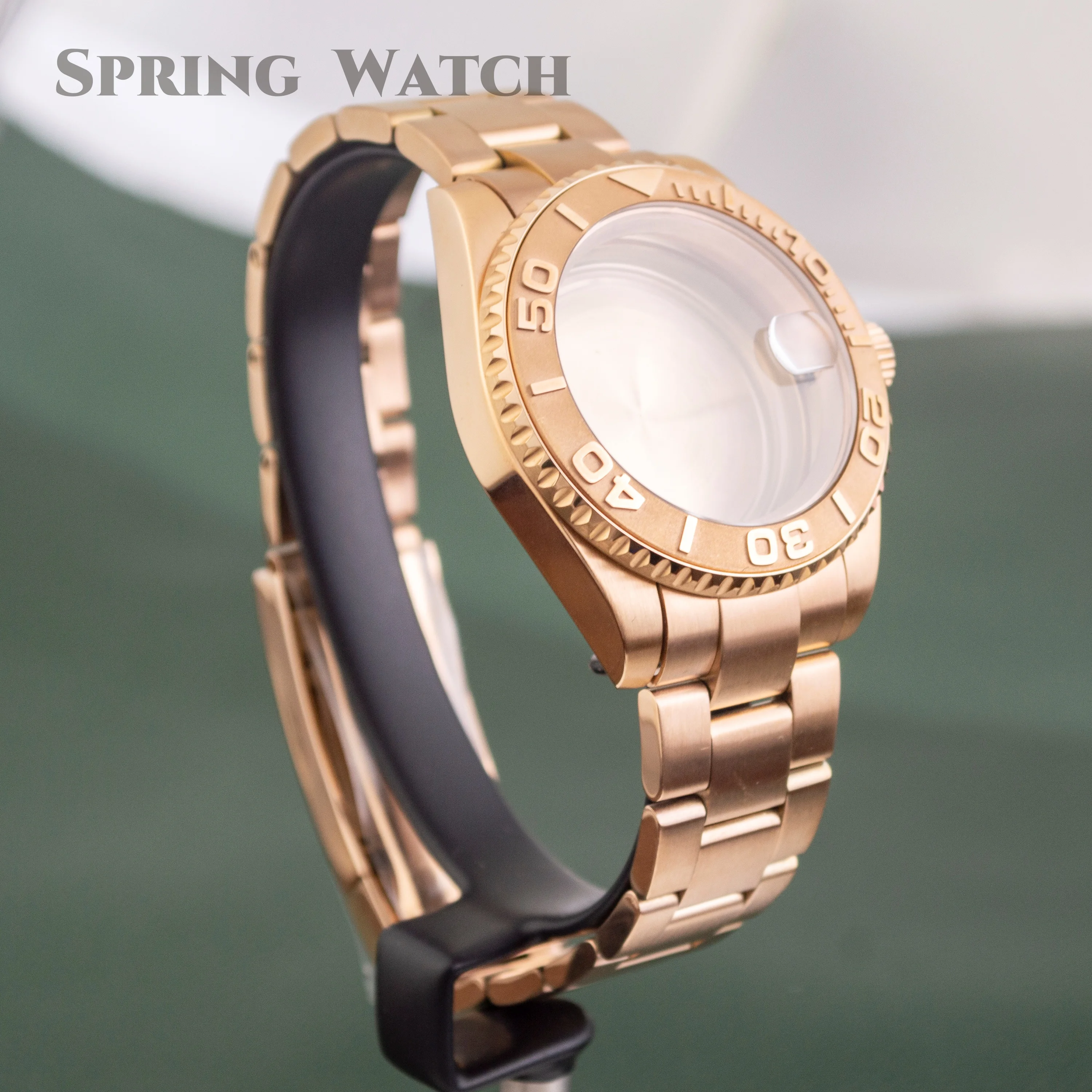 Yacht-master Case NH35 Case Watch Strap for NH34 NH35 NH36 ETA2824 Movement Sapphire Glass 316L Stainless Steel Watch Case Band