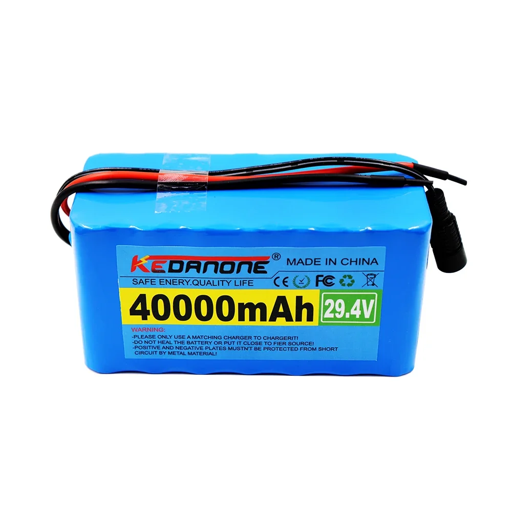 7 s3p 24v 100Ah 18650 pacco batteria agli ioni di litio con caricabatterie 29.4v 2A batteria al litio per sedie a rotelle batterie di ricambio agli ioni di litio