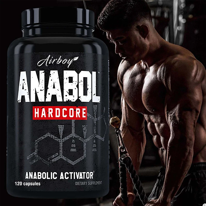 Anabol Hardcore Supplement - Muscle Growth, Improved Endurance, Stress and Mood Relief, and Overall Health