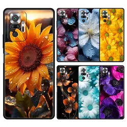 Beauty Flowers Leaves Phone Case For Xiaomi Redmi Note 14 13 12 5G 9S 9 10 11 Pro Plus 9T 14C 13C 12C 10C 9C 9A Soft Cover