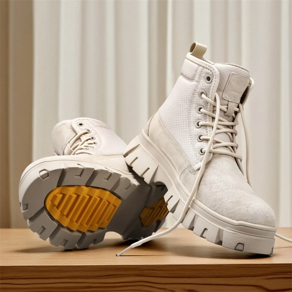 

Short boots for women, new model for 2025, Korean style, lined with cotton, suitable for autumn and winter, high-cut medium heel