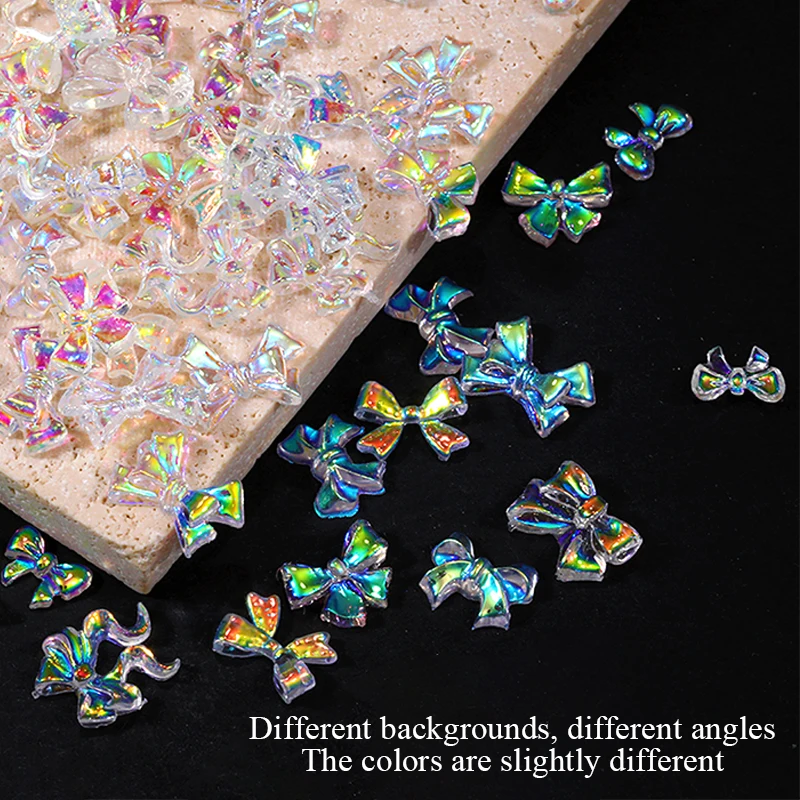 3D Aurora Butterfly Mixed Star Colorful Nail Art Charm  Nail Jewelry Nail Art Decoration Parts For DIY Nail Manicure Accessories