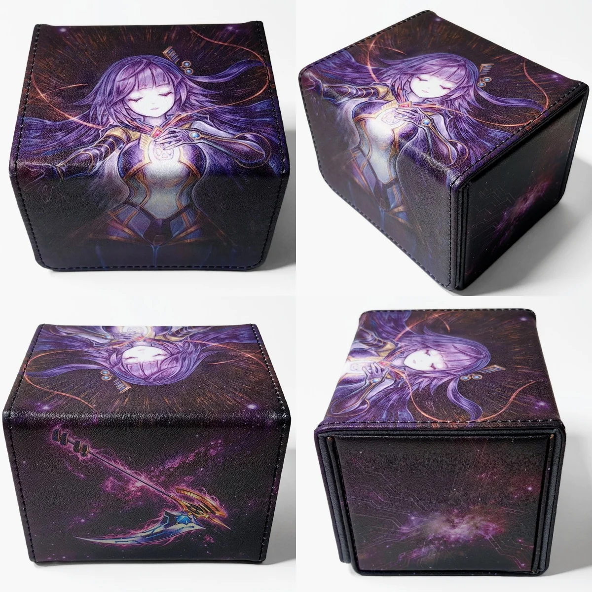 

Yu-Gi-Oh! Galatea-I The Orcust Automaton Magnetic Leather Card Box 10.8x9x8cm PTCG WS UA OPCG Game Collection Card Storage Box