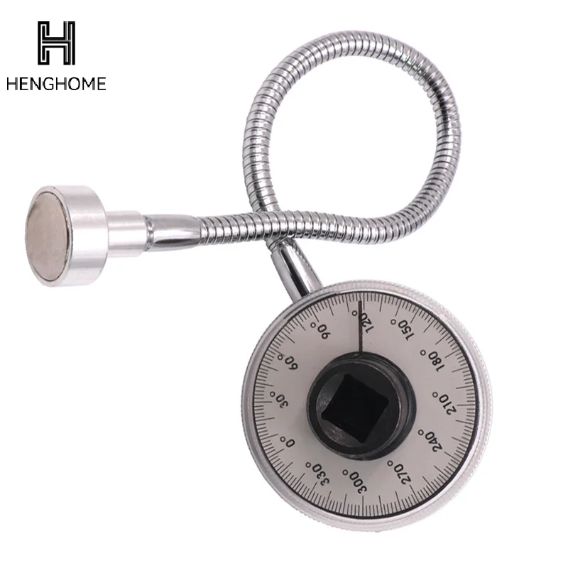 

New 360 Degrees Torquemeter Calibrated In Degrees Torque Angle Gauge Torque Wrench Hand Tools Adjustable Torque Regular Scale