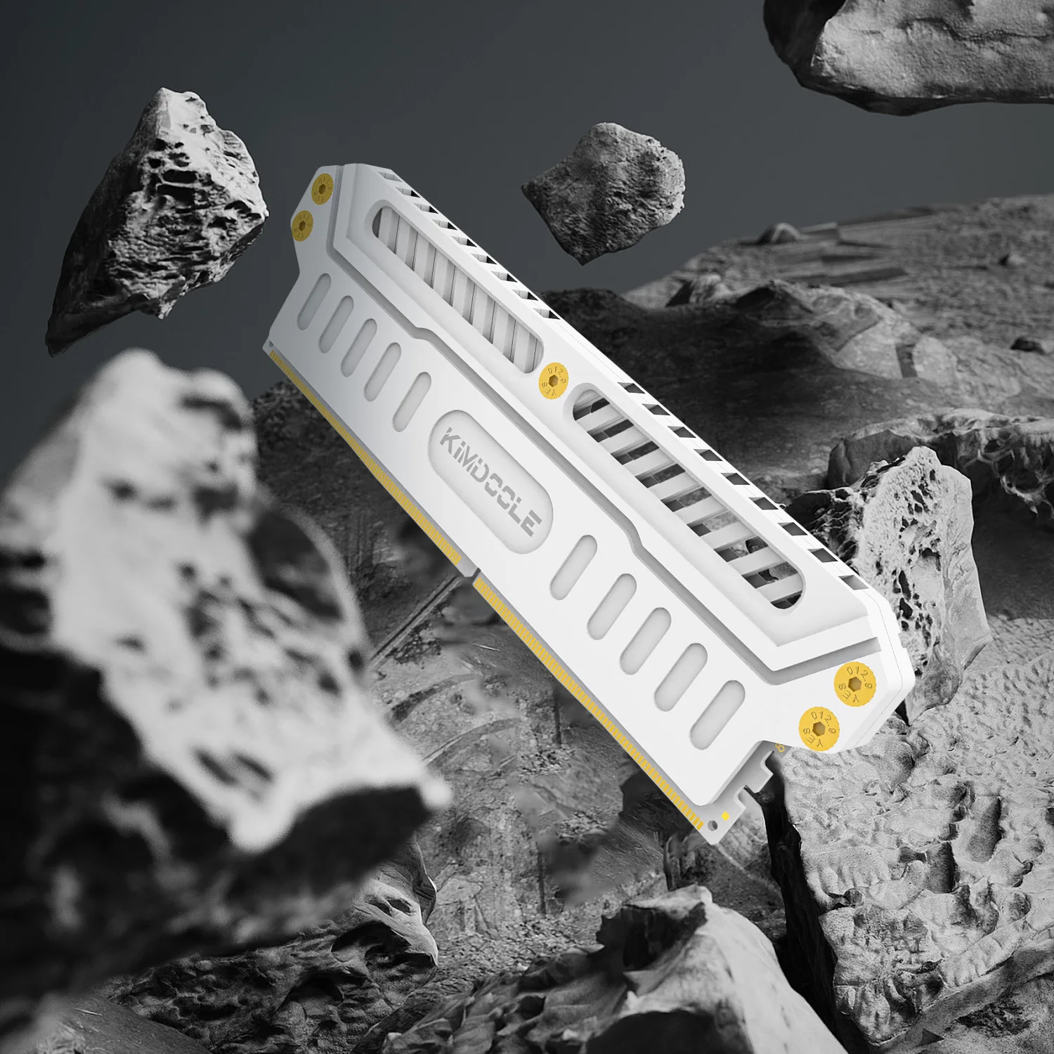 

Aluminum Alloy DDR4/DDR5 Cooling Heatsink Cooling Vest Kimdoole Memory RAM Cooler for PC RAM PC Game Overclock Cooler for Ram