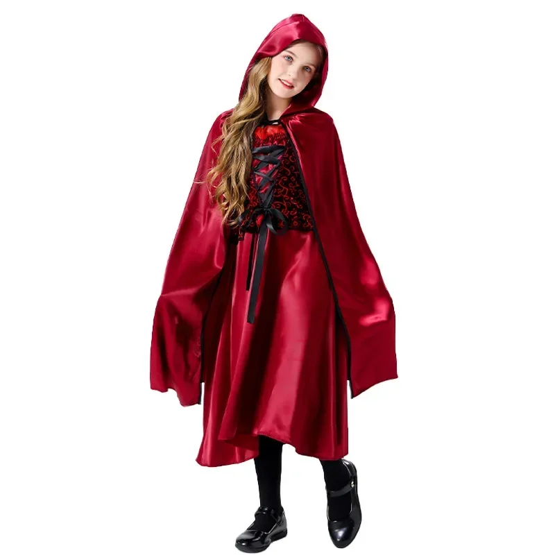 Halloween Cosplay Little Red Riding Hood Children Costume