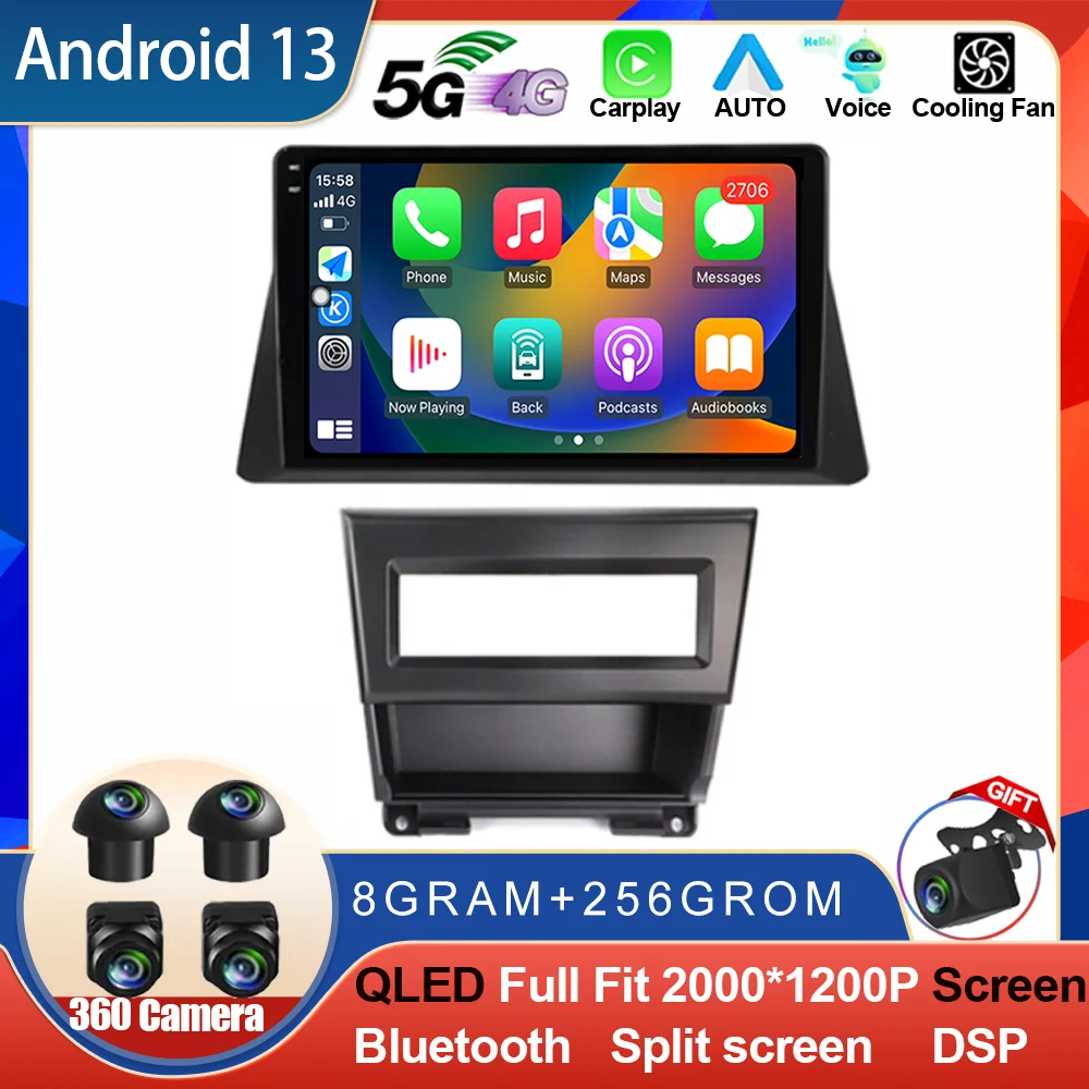 

Android 13 для Honda Accord 8 2008 2009 2010 автомобильный мультимедийный плеер навигация головное устройство GPS Авторадио аудио Carplay Android авто