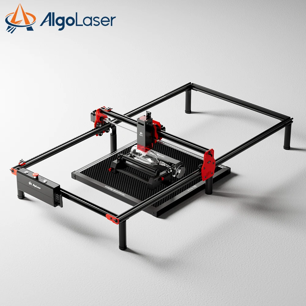 AlgoLaser DIY KIT 5W 10W DIY KIT CNC 32-bit Motherboard WIFI APP LaserGRBL(LightBurn) New Eye Protection 40x40cm/40x85cm Area