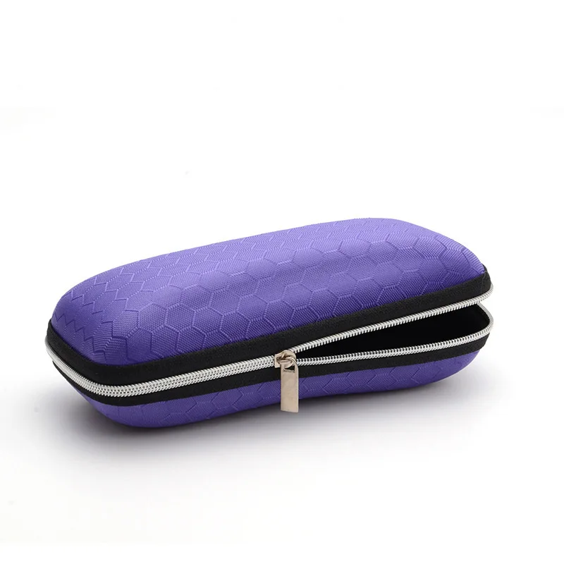 Portable Sunglasses Case For Women Men Glasses Box With Lanyard Zipper Eyeglass Case Cover Protector