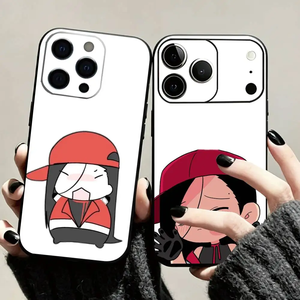Coque de téléphone en silicone souple Yi Xi, rappeur virtuel, pour iPhone 18 17 16 15 14 13 12 11 X XR Plus Pro Max Plus, cadeau