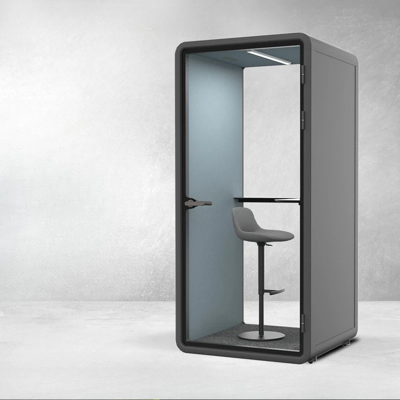 Quiet cabin, phone booth, reception and negotiation  piano drum  singing live stream, movable