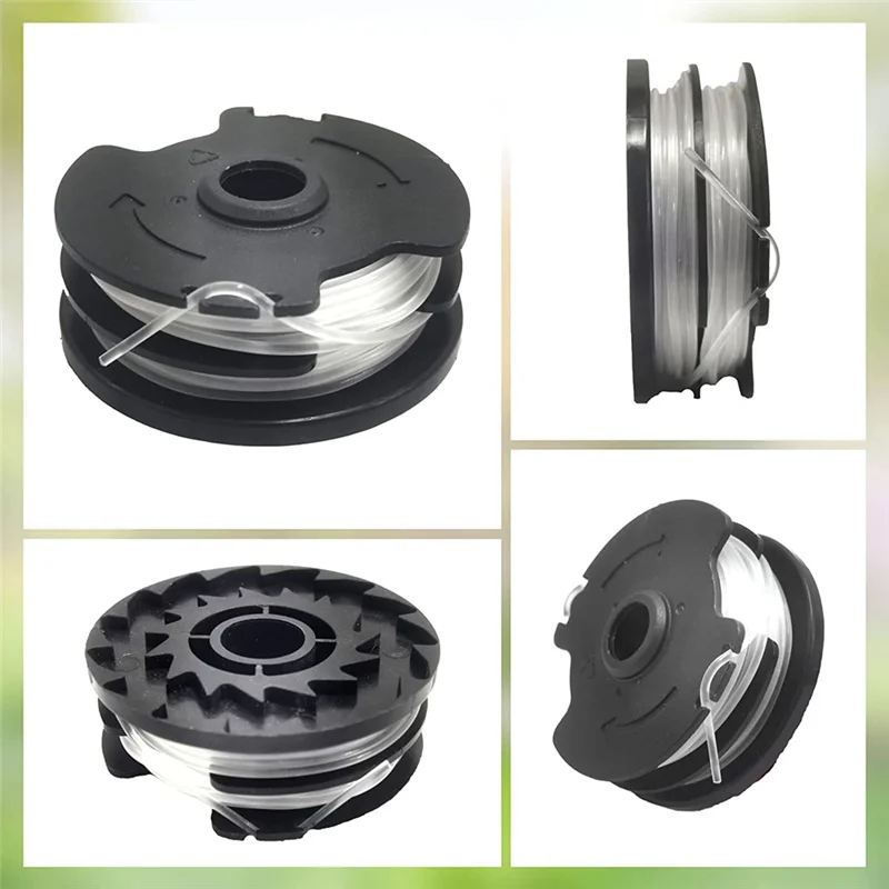 ABNG Line String Trimmer REPLACEMENT SPOOL ทนทานใช้ 27Ft 0.0629 นิ้วสําหรับ Parkside หญ้าไร้สาย Trimmer Parkside PRT 550