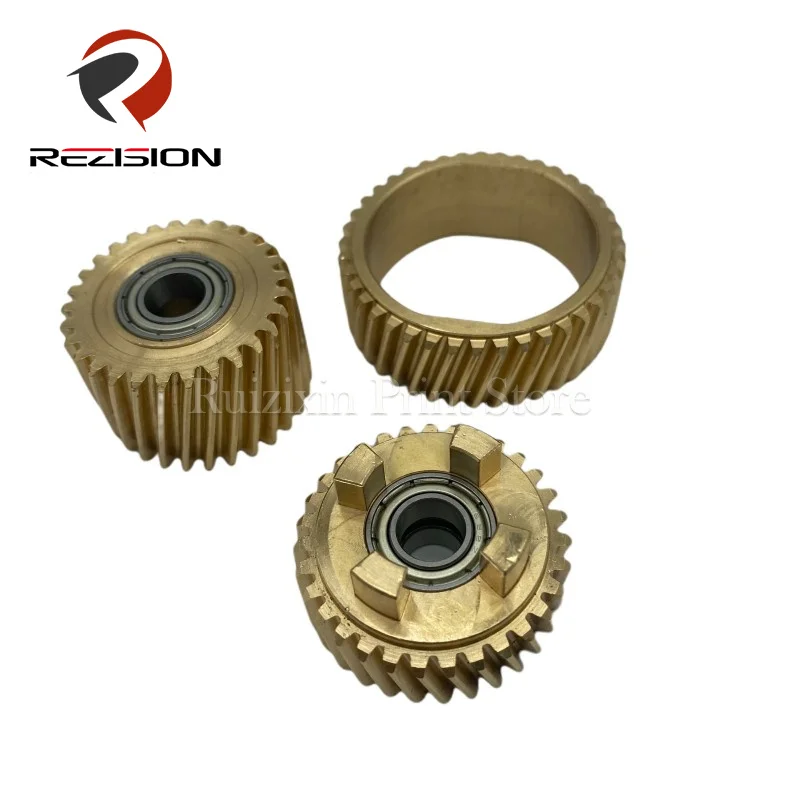 

2X Copper Fuser Gear Compatible Fuser Drive Gear for Ricoh MP 6500 2075 7500 8000 7001 7002 8001 2060 Printer Copier Spare Parts