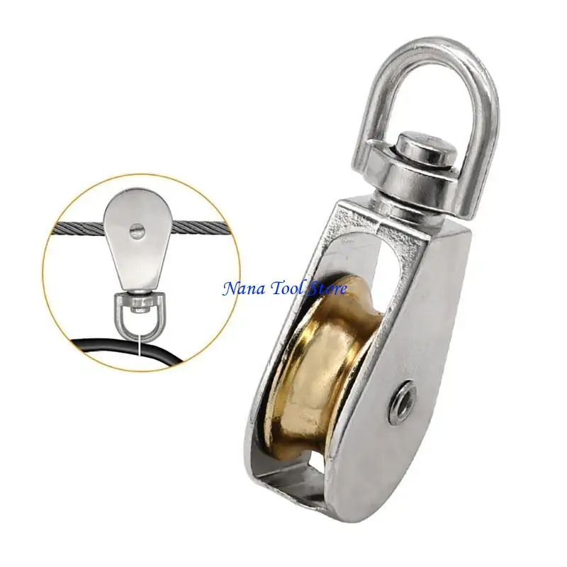 31GJ Easy to Use Wire Rope Pulley SwivelPulley Great for Transporting Maintenance