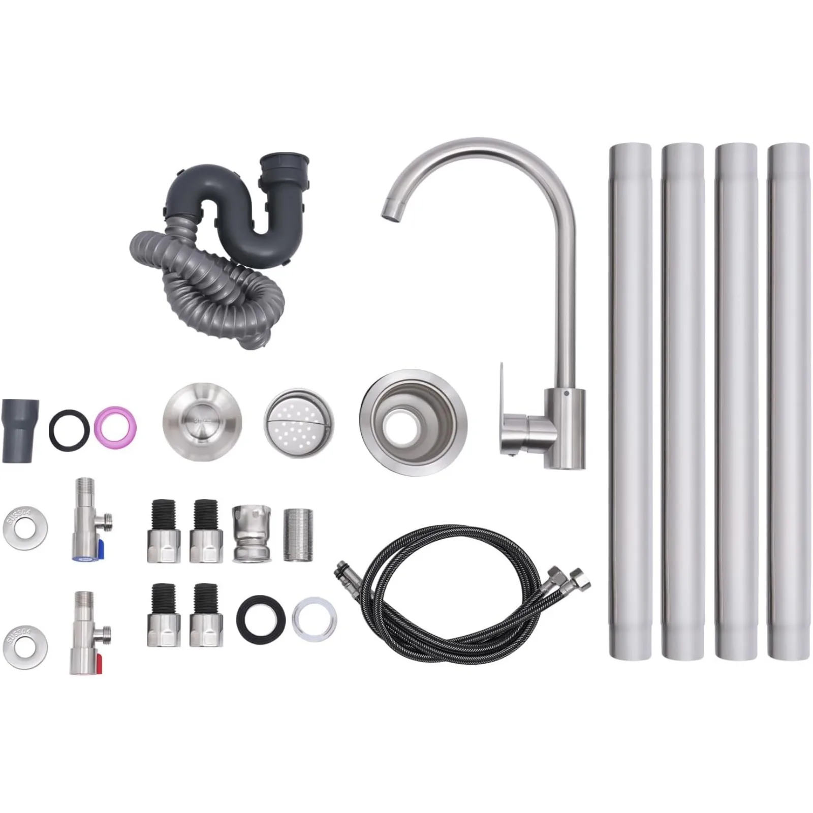 Отдельно стоящая настольная раковина со столешницей, коммерческая раковина из нержавеющей стали для уличной внутренней кухни, прачечной