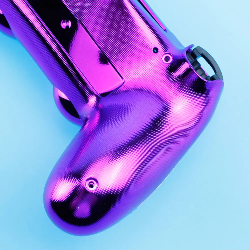 1 piece Replacement For PS4 5.0 Plating Handle metal shell Front Back Cover with inner frame JDM-050 055 JDS-050 055 Controller