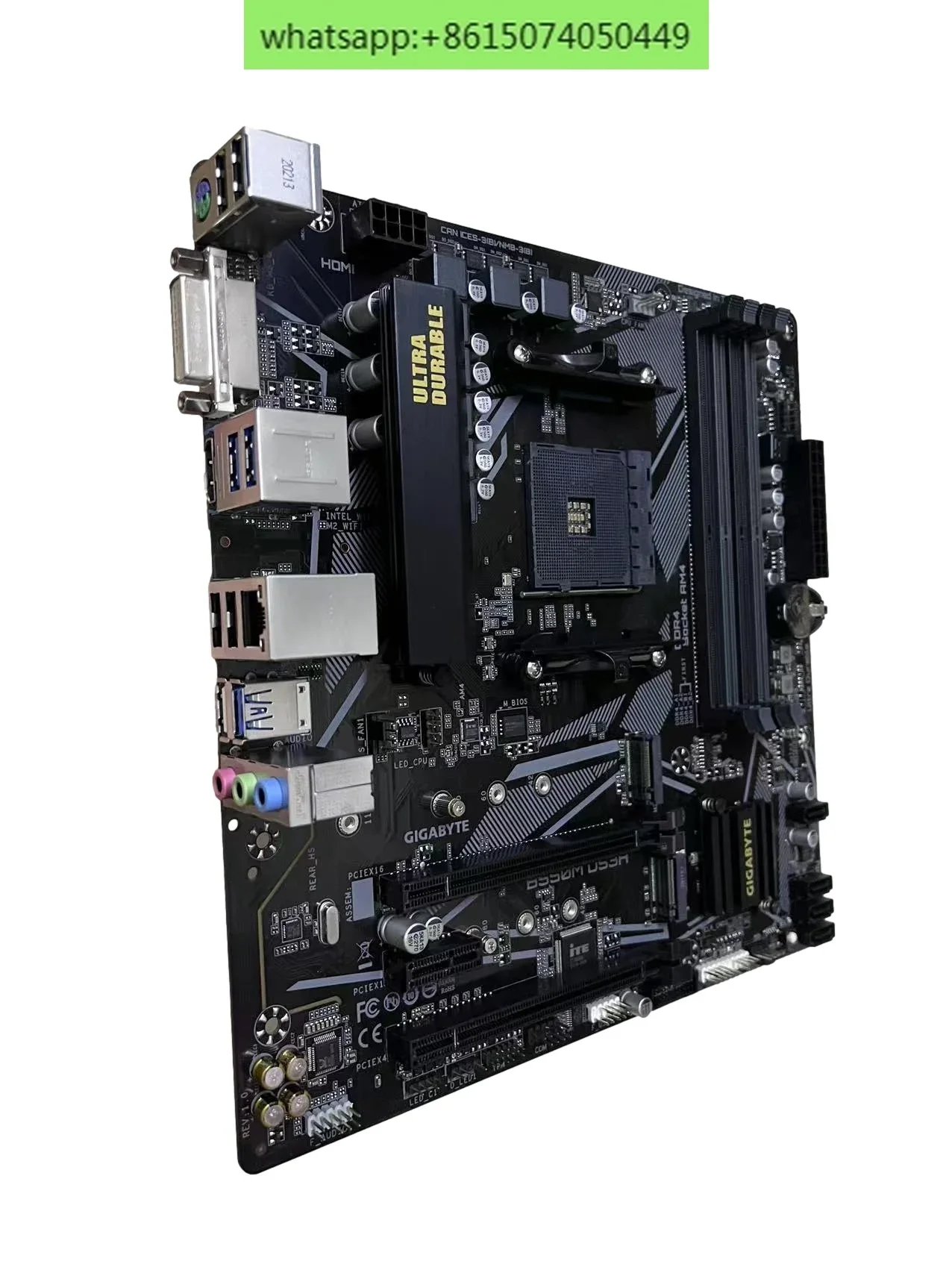 B550M DS3H computer AMD motherboard AM4 dual M.2 support R5 5600G