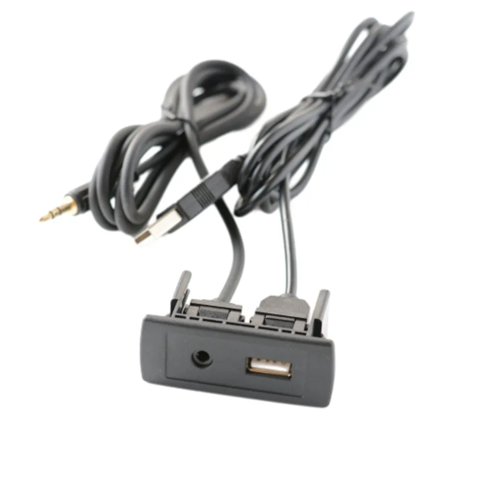 Part Adaptor Switch Switch Adaptor Tools USB AUX Port 12-24V 3.1A ABS Accessories Cable Socket Useful Practical