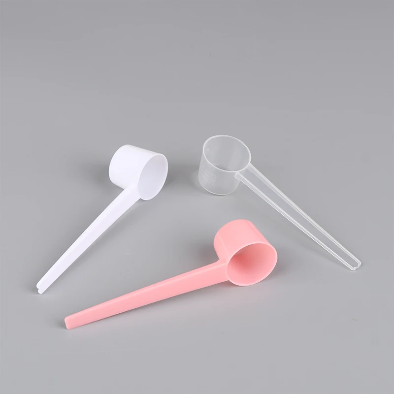 10Pcs 5g Measuring Spoons Coffee Protein Milk Powder Scoop Home Kitchen Gadgets DIY Plastic Measuring Spoon