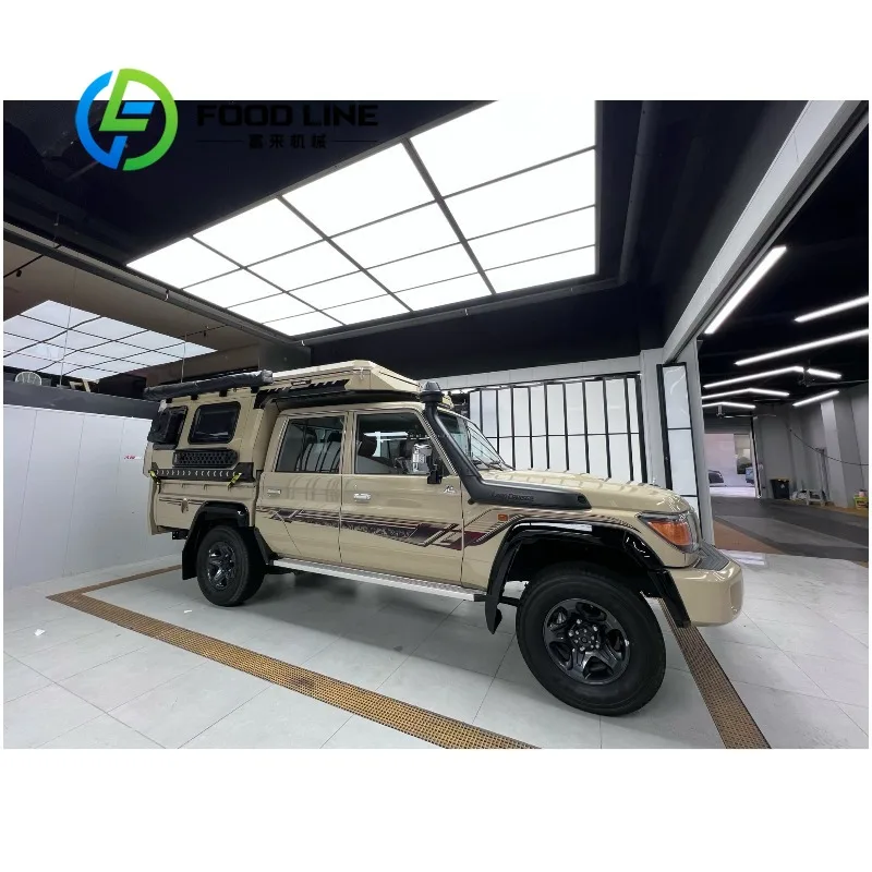 Pickup Truck Camper Trailer Travel Caravan RV Aluminum Expedition Vehicle for Overland Camping Adventure Use Customize