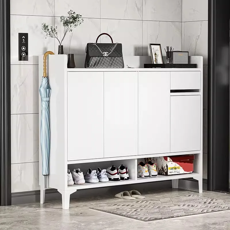 

Entry, entrance, shoe cabinet, door, with lock, storage, household